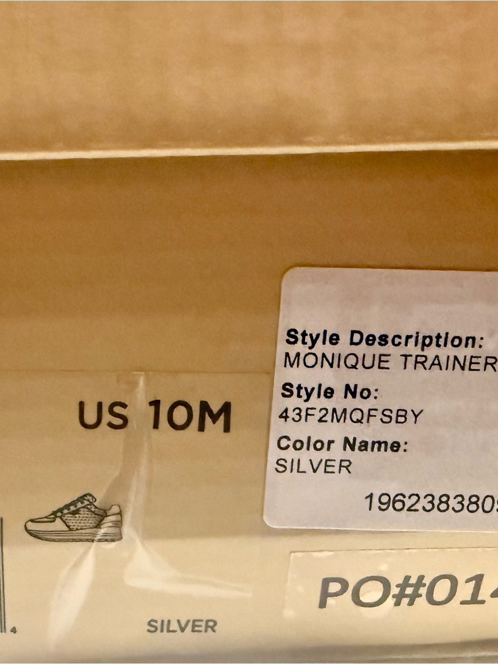 Nique Silver Womens Trainers